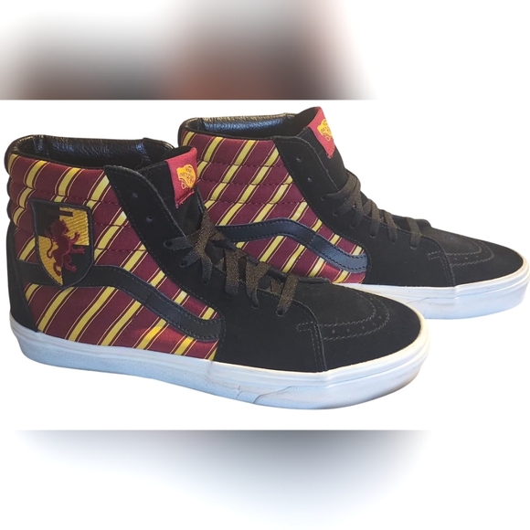 VANS Limited Edition Harry Potter Gryffindor SK8-Hi Top Shoes, Men's Size 10 - Picture 7 of 11